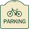 Signmission D4-3 Bicycle Parking Bicycle Parking Heavy-Gauge Aluminum Sign, 18" x 18", TG-1818-24199 A-DES-TG-1818-24199 - alternate 1